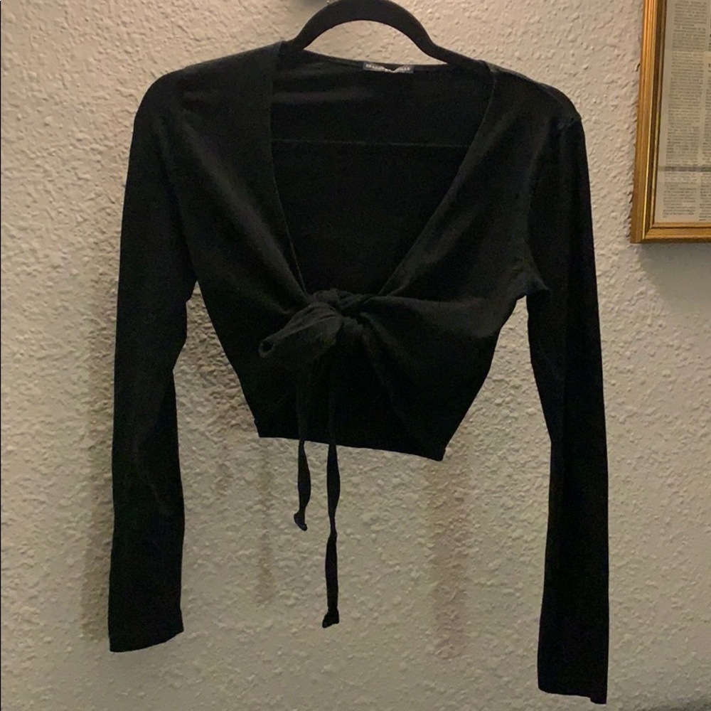 Brandy Melville crop tie top